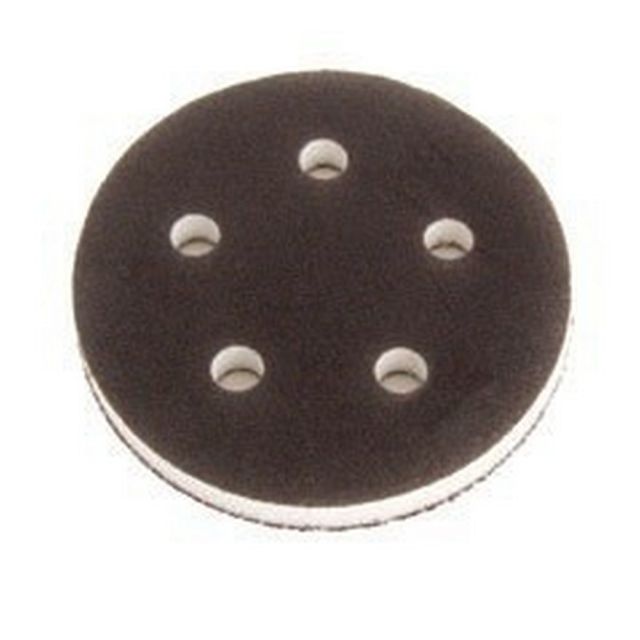 1055F, Mirka 5 in. 5 Hole Grip Faced Interface Pad, Qty. 5