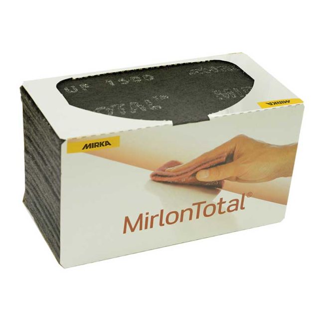 Mirka Mirlon Total 4-1/2 x 9 in. 1500G Very Fine Scuff Pad (Gray), Qty 25 18-118-448
