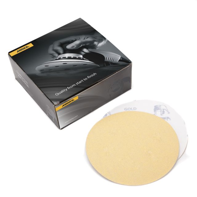 Mirka Gold 6 in. 180G Grip Disc, Qty 50 23-622-180