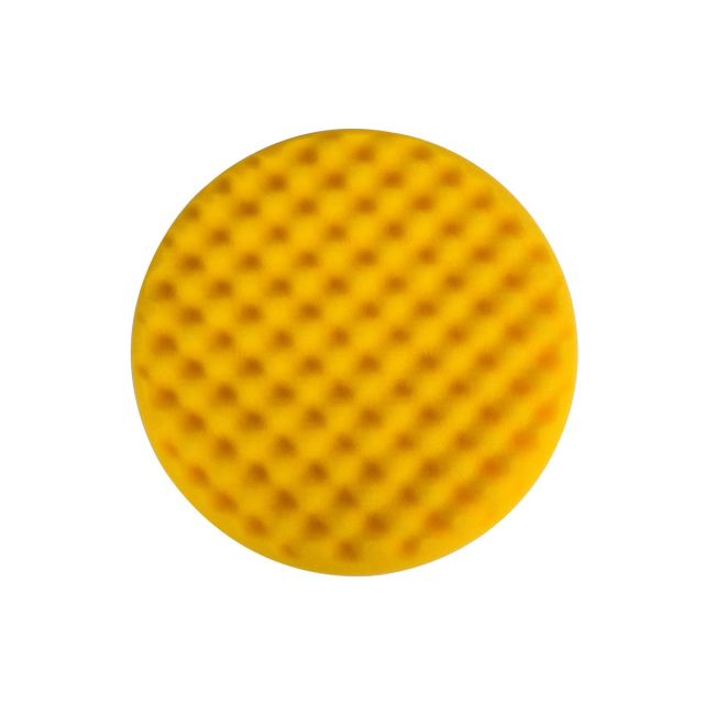 MPADYF-8W, Mirka Foam Polishing Pad 8"x1.25" Yellow Waffle, 2/Pkg