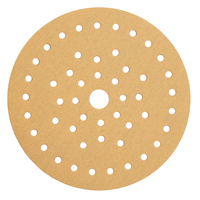 MK23-5MF-800B Optimal dust-free sanding results can now be achieved using Gold Film Multifit discs. The special stearate coating is used to maximize resistance to loading, which is perfect for fine sanding.
