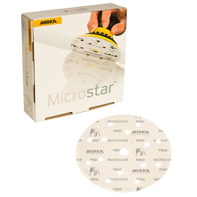 Mirka Polarstar 6 in.Film-Backed Grip Disc 1500G, Qty 50 - MKFA62205094