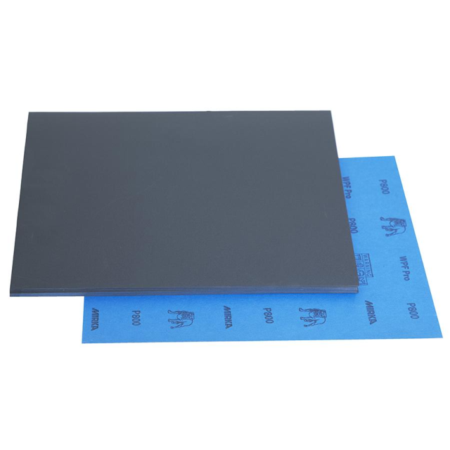 Mirka Waterproof Pro 9 x 11 in. 1000G Plain Abrasive Sheet, Qty 50 21-101-P1000