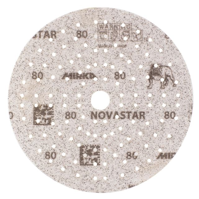 Mirka Novastar 5 in. 80G Grip Film-Backed Disc, Qty 50 FG-5MH-080