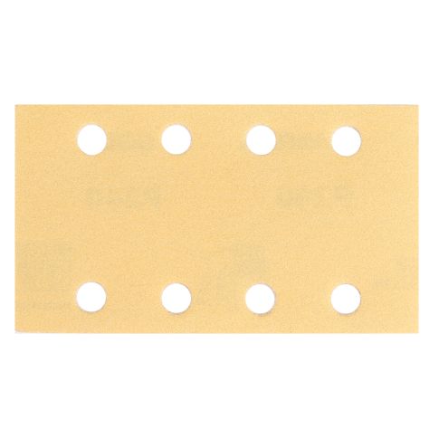 Mirka Bulldog Gold 3 x 5 in. 80G 8 Hole Net Grip Sheet, Qty 50 23-688-080