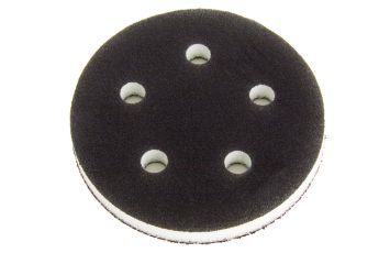 Mirka 5 in. 5 Hole Grip Faced Interface Pad 1 in. thick, Qty 5 1055Y