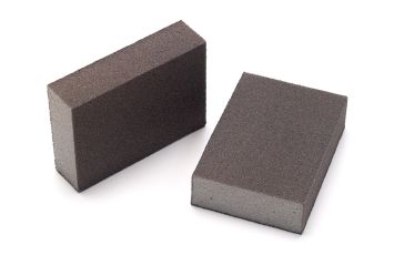 Mirka 2.75 in.x 3.94 in.x 1 in.Four Sided Abrasive Sponge (Gray) 80G, Qty 10 - MK1352-F