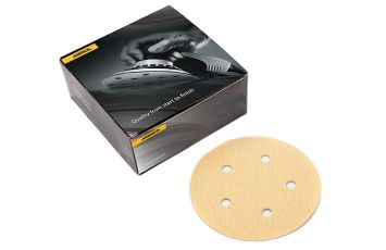 Mirka Gold 5 in. 400G 5 Hole PSA Vacuum Disc, Qty 100 23-321-400