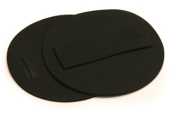 Mirka Vinyl Faced Hand Pad With Strap, 5 dia. 1/8 in.thick, Qty 2 - MK105HP8