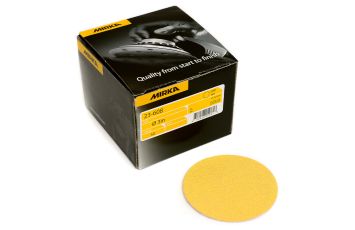 Mirka Gold 3 in. 150G Grip Disc, Qty 50 23-608-150