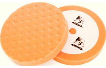 Mirka 8 in. CCS Orange Flat Foam Polishing Pad (Cutting), Qty 1 MPADOF-8