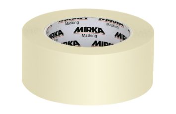 Mirka 0.7 in. x 164 ft. 100C White Line Masking Tape 9191001801