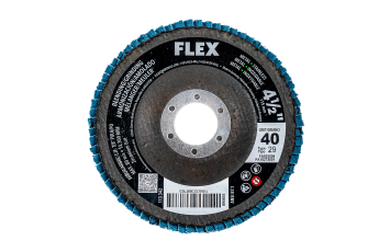 Flex Tools 4-1-2 Blending-Grinding 40 Grit Flap Disc FA302004