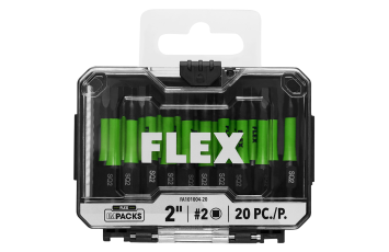 Flex Tools IMPACKS 20-Piece 2 SQ2 Impact Driver Bit Set FA101004-20