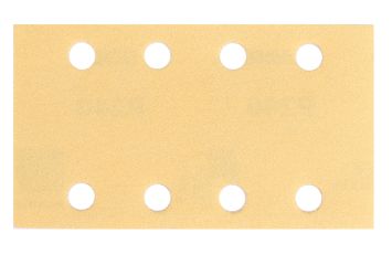 Mirka Bulldog Gold 2-3/4 x 8 in. 80G 8 Hole Net Grip Sheet, Qty 50 23-635-080