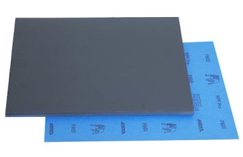 Mirka Waterproof Pro 9 x 11 in. 1500G Plain Abrasive Sheet, Qty 50 21-101-P1500