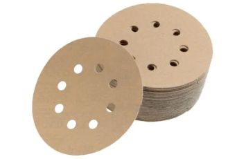 MK23-632-220 23-632-220, MIRKA GOLD 8 IN. 8 HOLE GRIP VACUUM DISC 220G, QTY. 50