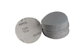 MK2B-608-080 This Mirka Q-SILVER grip disc is 3 inches in diameter and is 80 grit. There are 100 discs per pack.
