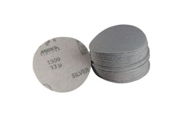 MK2B-608-400 This Mirka Q-SILVER grip disc is 3 inches in diameter and is 400 grit. There are 50 discs per pack. 
