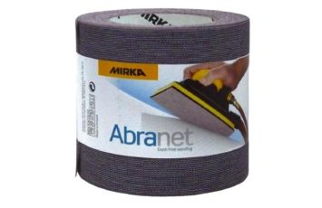 MK9A-110-600 Mirka Abranet 4.5" x 32.8' Grip Sanding Rolls (9A-110 Series) are a revolutionary mesh abrasive for vacuum-assisted sanding operations that will fundamentally improve your work environment!