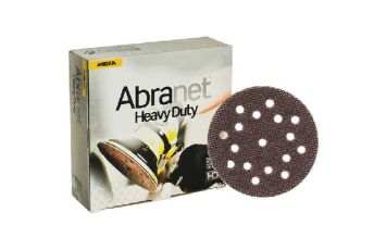 MKHD65002580 Mirka Abranet Heavy Duty Mesh Abrasive-Grip Attachment 5 in 19 hole disc 80 grit 25 pack
