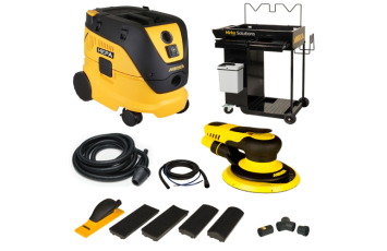 Mirka 6 in. Dust-Free Cart System (8 mm Pneumatic Tool) MUSDF-6CSP8