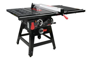 SawStop Contractor Table Saw 1.75HP, 115/230V, w/ 30" Premium Fence CNS175-PFA30