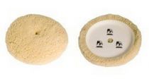 MPADTWY-7.5, Mirka 7-1/2" Diameter 1" Twisted Acrylic Wool Yellow Polishing Pad, Qty. 1