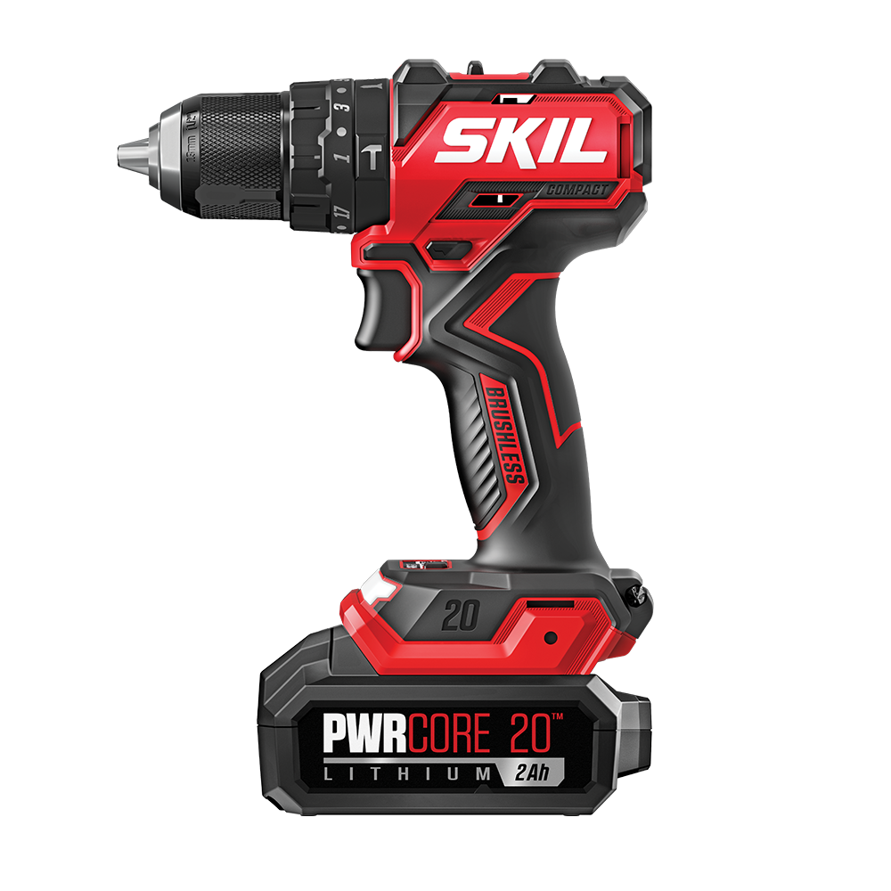 Skil PWRCORE 20 Brushless 20V 1 2 in. Compact Hammer Drill Kit HD6294B 10