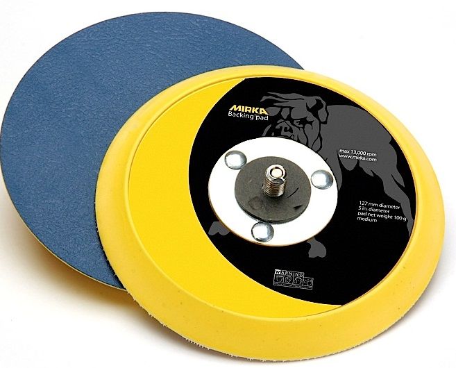 Mirka 5 in. Vinyl Faced Backup Pad 5/16 in. x 24 thread, Qty 1 105 $27.42 Mirka 5 in. Vinyl Faced Backup Pad 5/16 in. x 24 thread, Qty 1 105 $27.42