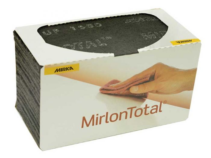 Mirka Mirlon Total 4-1/2 x 9 in. 1500G Very Fine Scuff Pad (Gray), Qty 25 18-118-448 $26.49 Mirka Mirlon Total 4-1/2 x 9 in. 1500G Very Fine Scuff Pad (Gray), Qty 25 18-118-448 $26.49