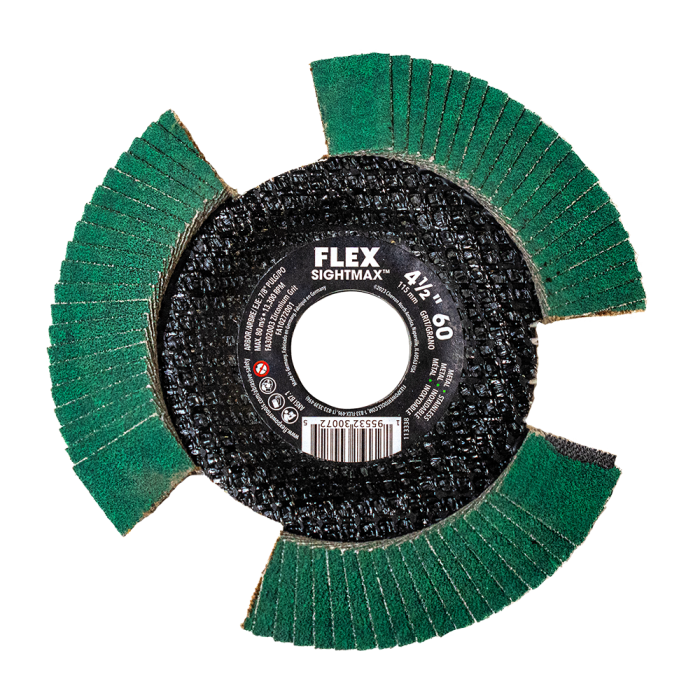 Flex Tools 4-1-2 SIGHTMAX 60 Grit Flap Disc FA302002