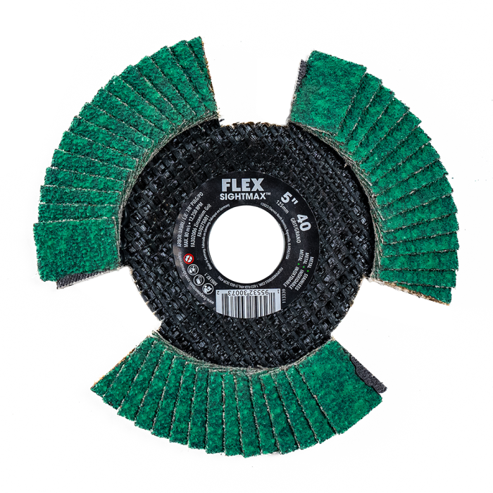 Flex Tools 5 SIGHTMAX 40 Grit Flap Disc FA302006