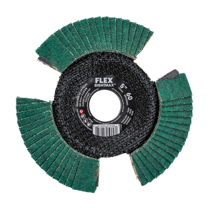 Flex Tools 5 SIGHTMAX 60 Grit Flap Disc FA302007