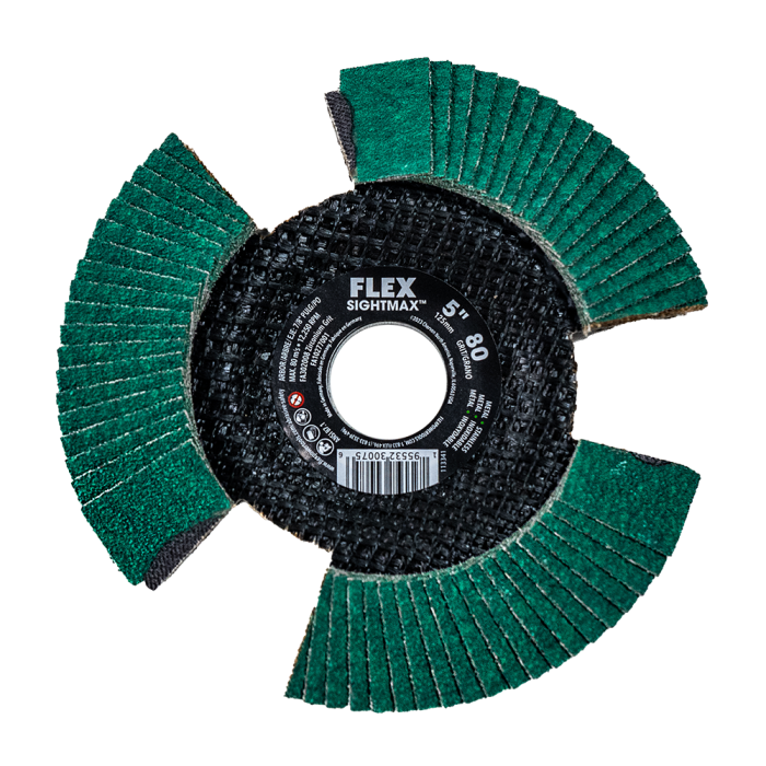 Flex Tools 5 SIGHTMAX 80 Grit Flap Disc FA302008