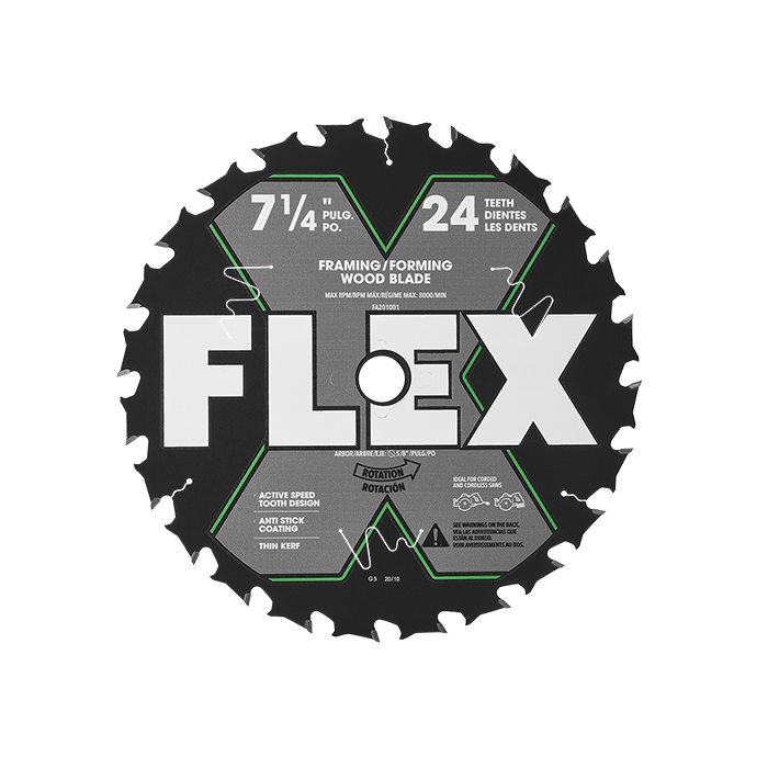 Flex Tools 7-1-4 24T Carbide Circular Saw Blade 10-Pack FA201001-10B