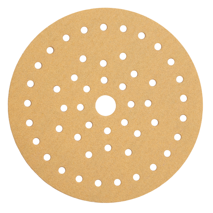 MK23-5MF-800B Optimal dust-free sanding results can now be achieved using Gold Film Multifit discs. The special stearate coating is used to maximize resistance to loading, which is perfect for fine sanding.
