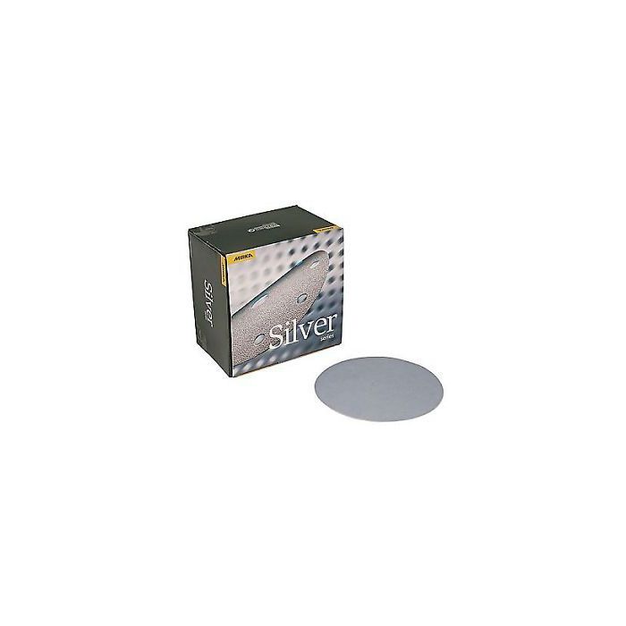 MK2B-332-1000 The Mirka Q-Silver 5 IN. PSA Disc 1000G has a backing made from strong and flexible latex paper. This makes it optimal for quick, efficient, and aggressive stock removal.
