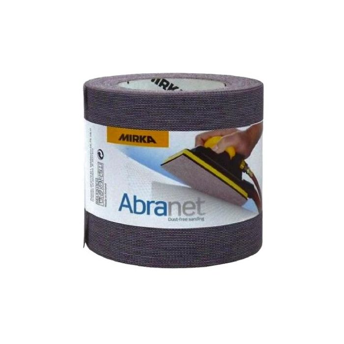 MK9A-110-600 Mirka Abranet 4.5" x 32.8' Grip Sanding Rolls (9A-110 Series) are a revolutionary mesh abrasive for vacuum-assisted sanding operations that will fundamentally improve your work environment!