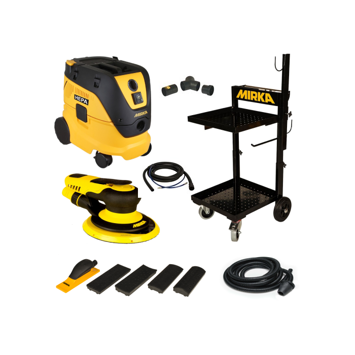 Mirka 6 in. Dust-Free Trolley System (5 mm Pneumatic Tool) MUSDF-6TSP5 $2,317.00