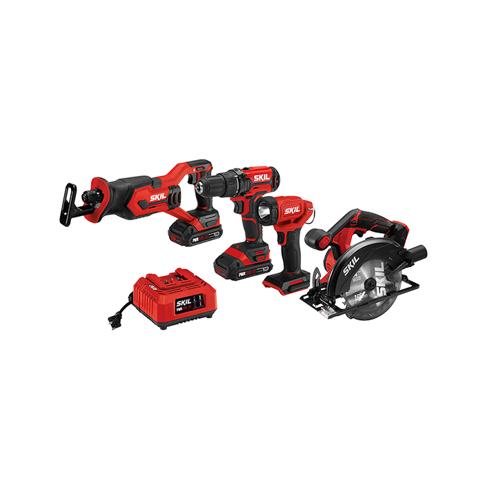 Skil 20V 4 Tool Combo Kit CB739701