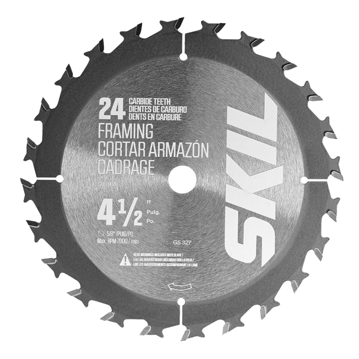 Skil 4 1 2 in. 24 Tooth 40 Tooth Carbide Circular Saw Blade Set CRB1003 2