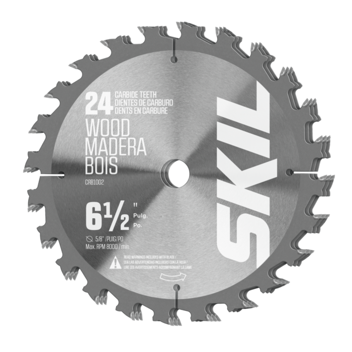 Skil 6-1/2 in. 24-Tooth Carbide Circular Saw Framing Blade, 3-Pack CRB1002-3 $23.99
