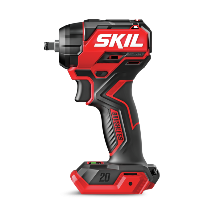 Skil PWRCORE 20 Brushless 20V 3 8 in. Compact Impact Wrench Tool Only IW6739B 00
