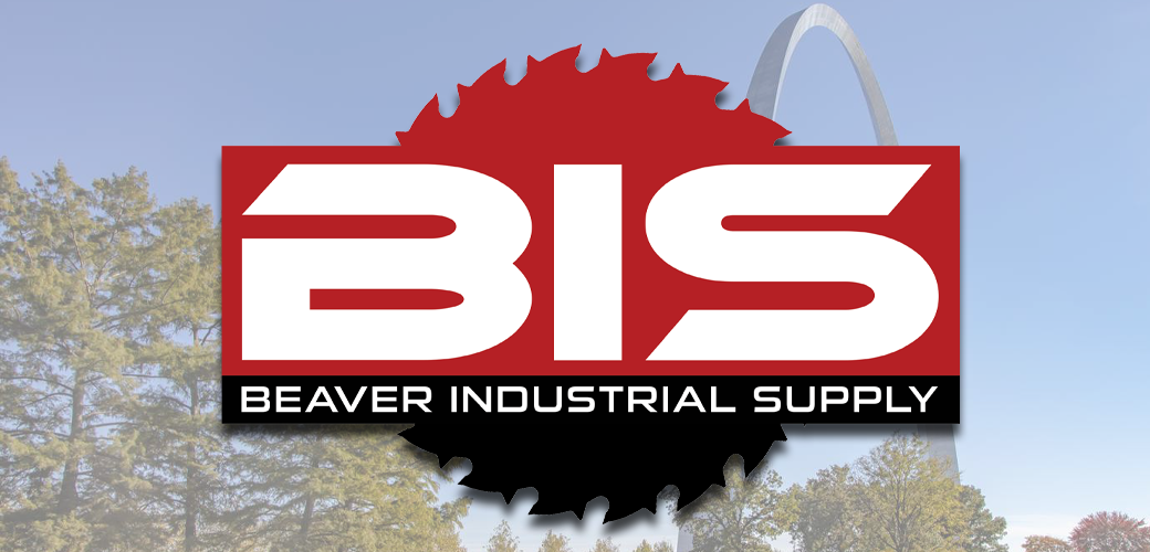 Beaver Industrial Supply logo in front of the St. Louis Arch