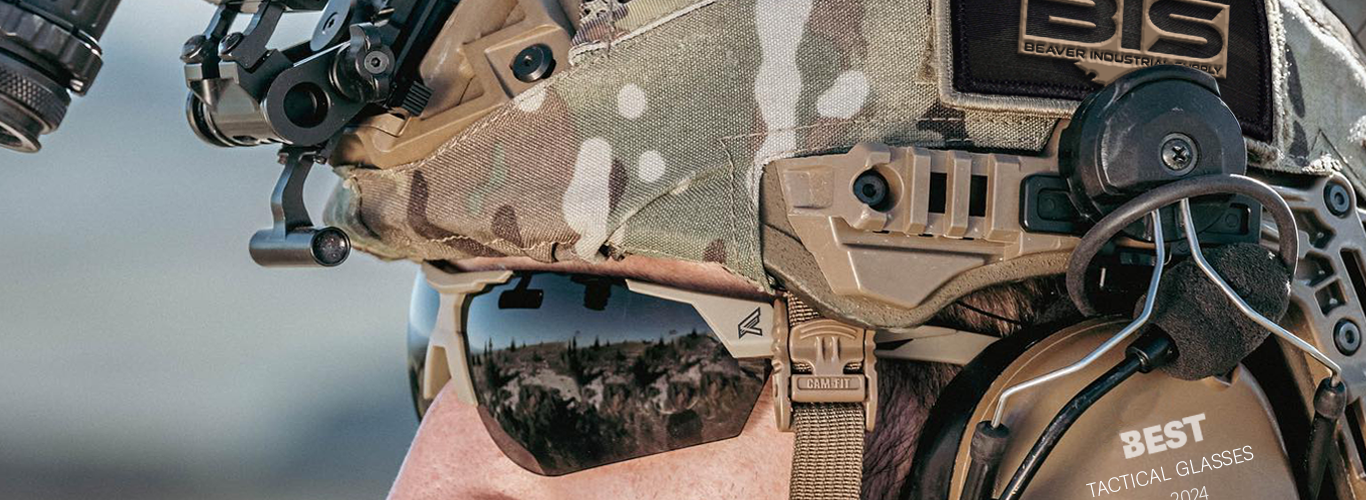 Soldier wearing Edge Eyewear Tactical Glasses