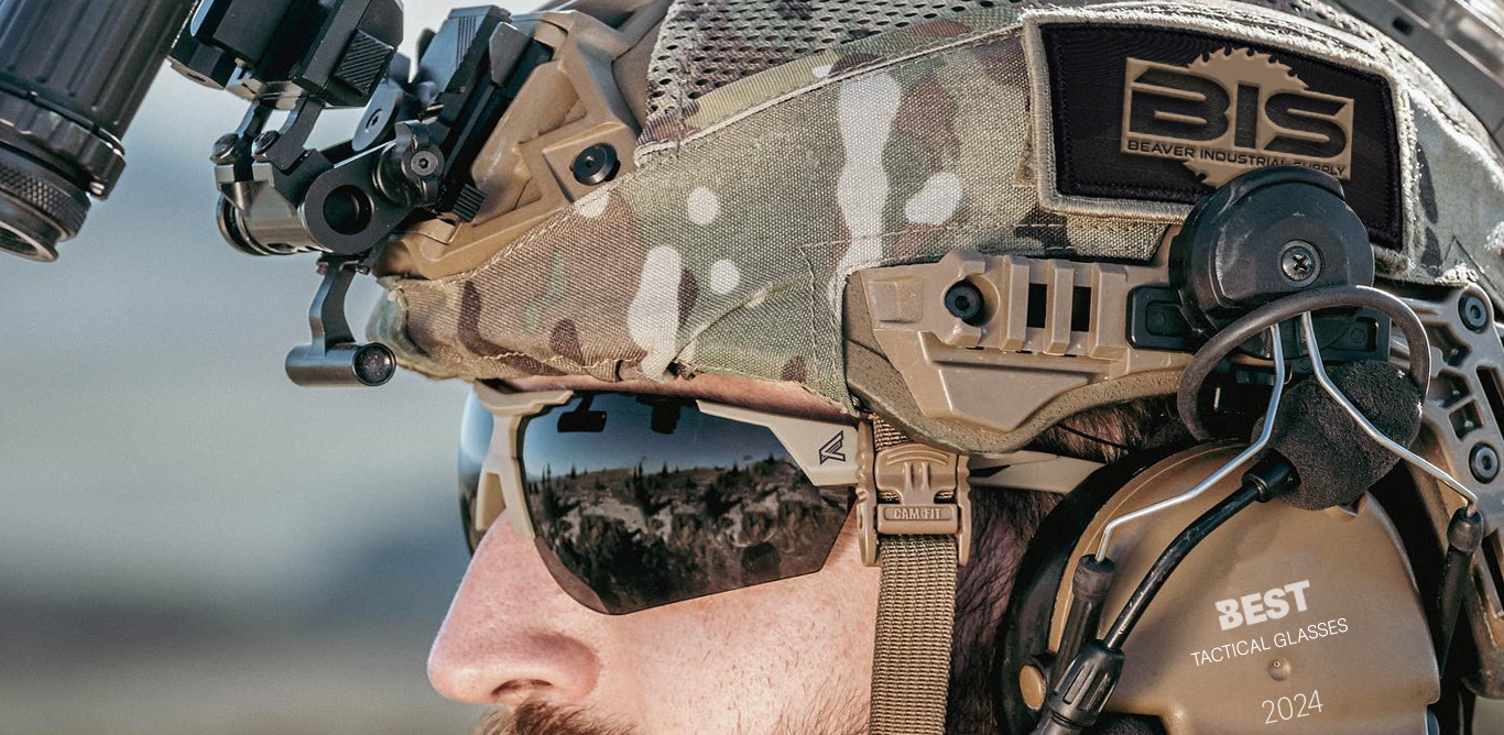 Soldier wearing Edge Eyewear Tactical Glasses