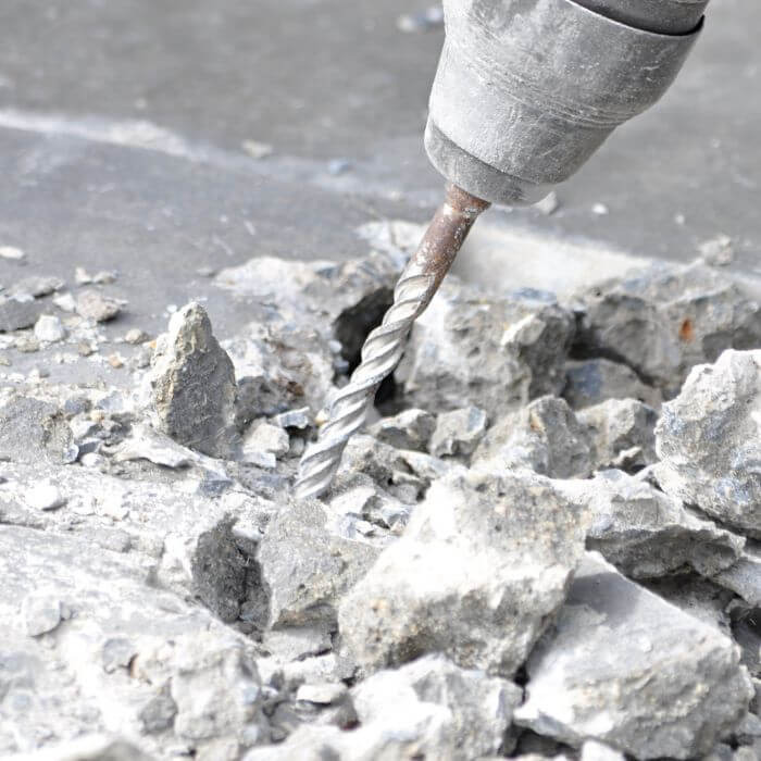 Rotary hammer techniques in concrete