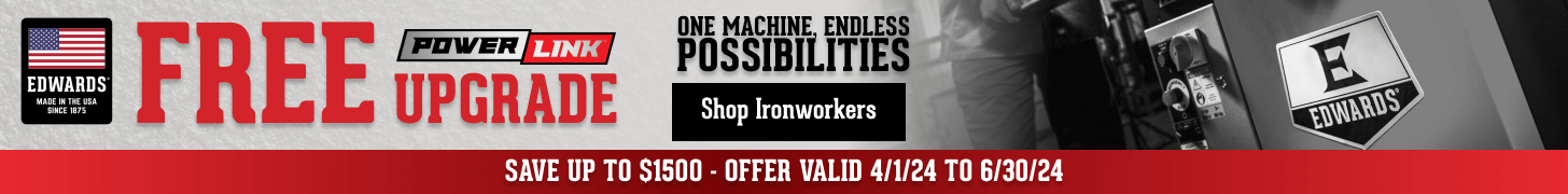 Edwards Power Link Ironworker sale