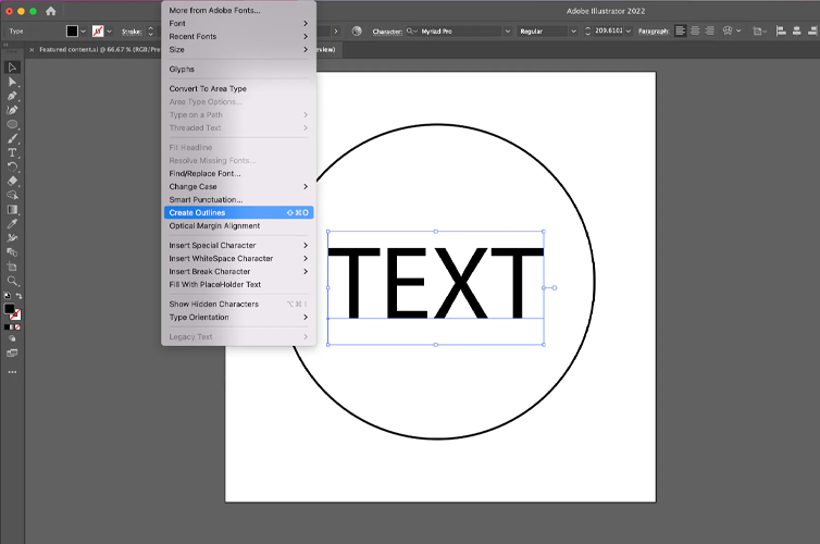 Screenshot of Adobe Illustrator during the SVG design process